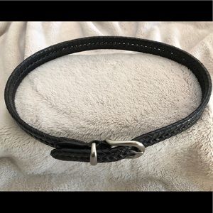 Coach leather belt